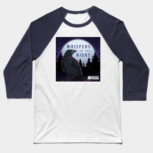 Whispers in the Night 2021 Logo (Purple) Baseball T-Shirt